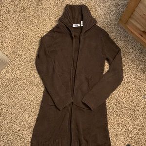 Maxi zip up sweater